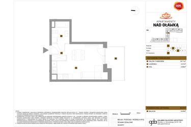 Plan inwestycji Apartamenty nad Oławką etap II 1