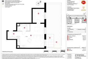 Plan inwestycji Apartamenty nad Rzeką 3