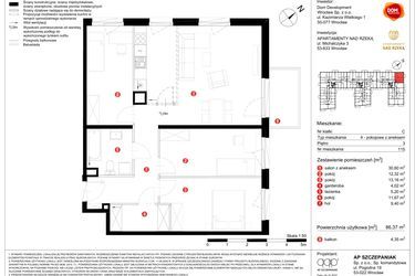 Plan inwestycji Apartamenty nad Rzeką 5