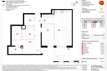 Plan inwestycji Apartamenty nad Rzeką 7