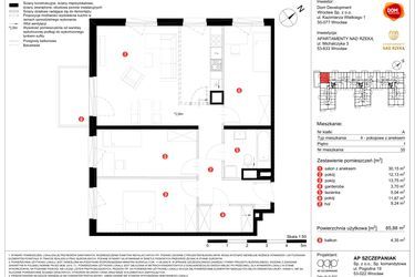Plan inwestycji Apartamenty nad Rzeką 8