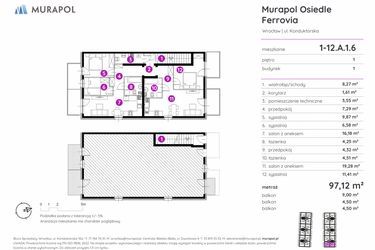 Plan inwestycji Murapol Osiedle Ferrovia 11