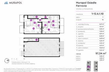 Plan inwestycji Murapol Osiedle Ferrovia 12