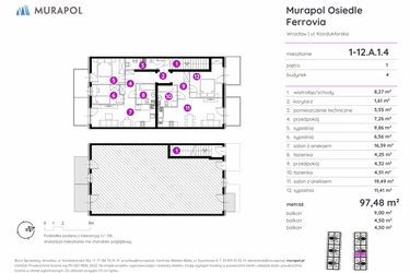 Plan inwestycji Murapol Osiedle Ferrovia 13