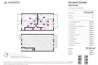 Plan inwestycji Murapol Osiedle Ferrovia 15
