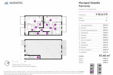 Plan inwestycji Murapol Osiedle Ferrovia 16