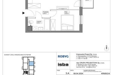 Plan inwestycji Apartamenty Krakowska etap VIII 1