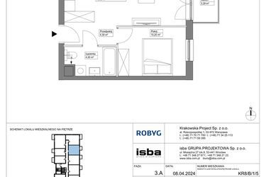 Plan inwestycji Apartamenty Krakowska etap VIII 4