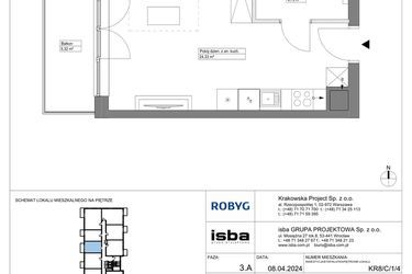 Plan inwestycji Apartamenty Krakowska etap VIII 8
