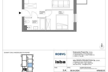 Plan inwestycji Apartamenty Krakowska etap VIII 11