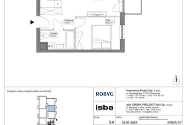 Plan inwestycji Apartamenty Krakowska etap VIII 12