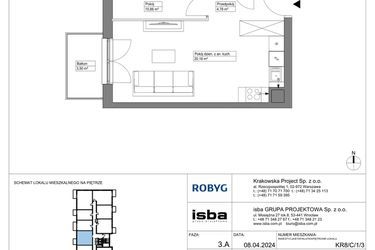 Plan inwestycji Apartamenty Krakowska etap VIII 13