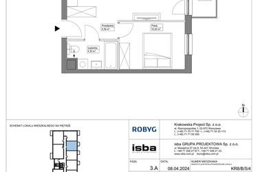 Plan inwestycji Apartamenty Krakowska etap VIII 14