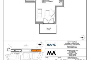 Plan inwestycji Port Popowice bud. M i P 1