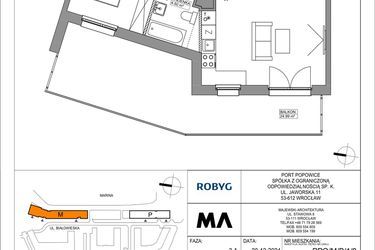 Plan inwestycji Port Popowice bud. M i P 2