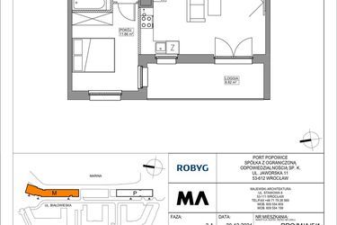 Plan inwestycji Port Popowice bud. M i P 7