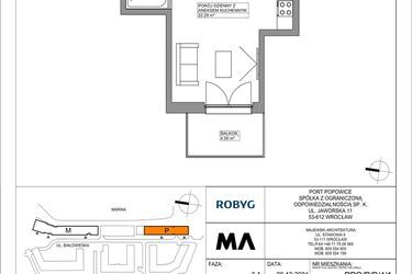 Plan inwestycji Port Popowice bud. M i P 8