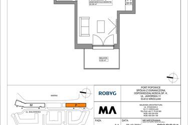 Plan inwestycji Port Popowice bud. M i P 15