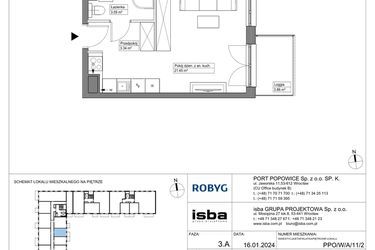 Plan inwestycji Port Popowice bud. W 6