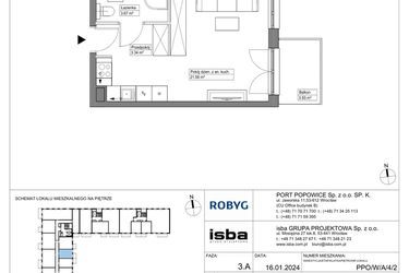 Plan inwestycji Port Popowice bud. W 7